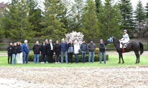 First Line Racing Syndicate owners with Hesmagicalydelicious at Ajax Downs